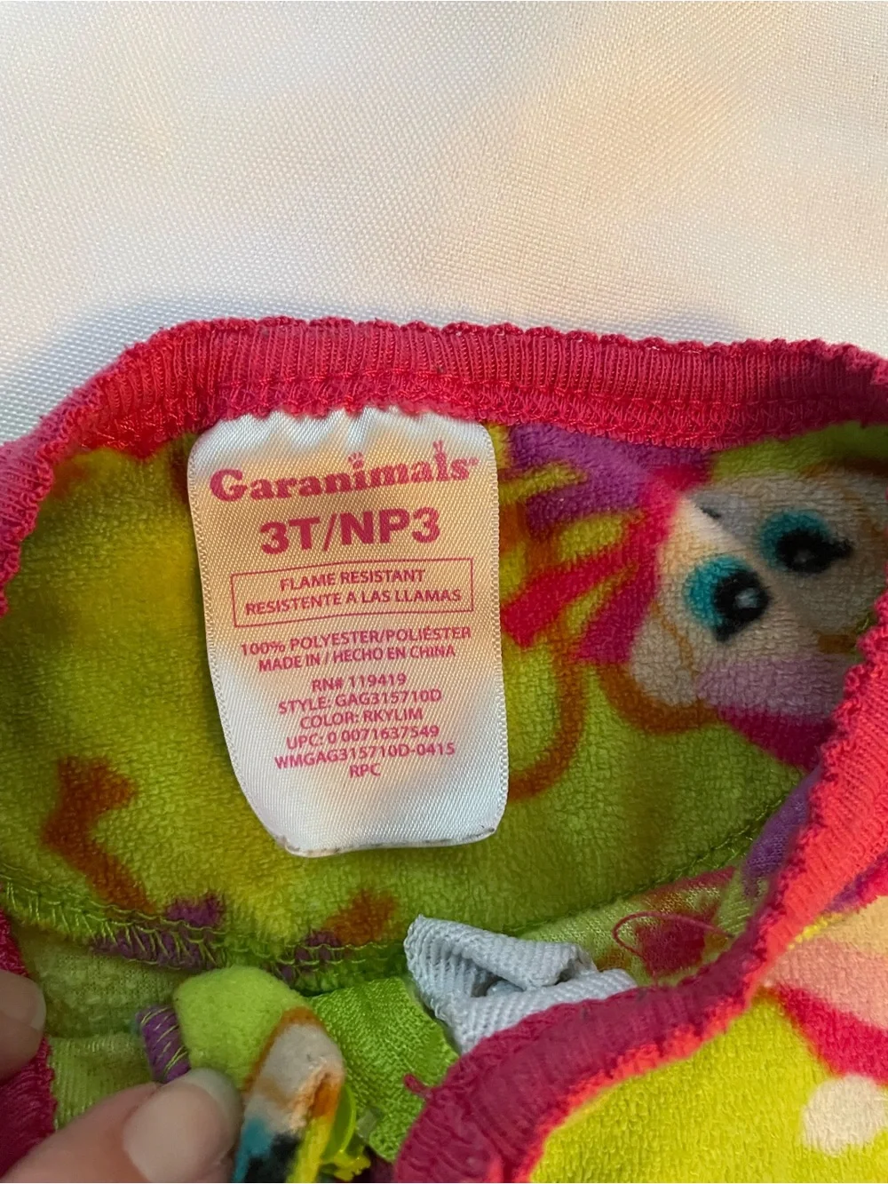 Garanimals, Gerber & Pink Disney Girls'‎ Zippered Footed One-Piece PJs, Size 3T